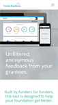 Mobile Screenshot of funderfeedback.org