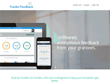 Tablet Screenshot of funderfeedback.org